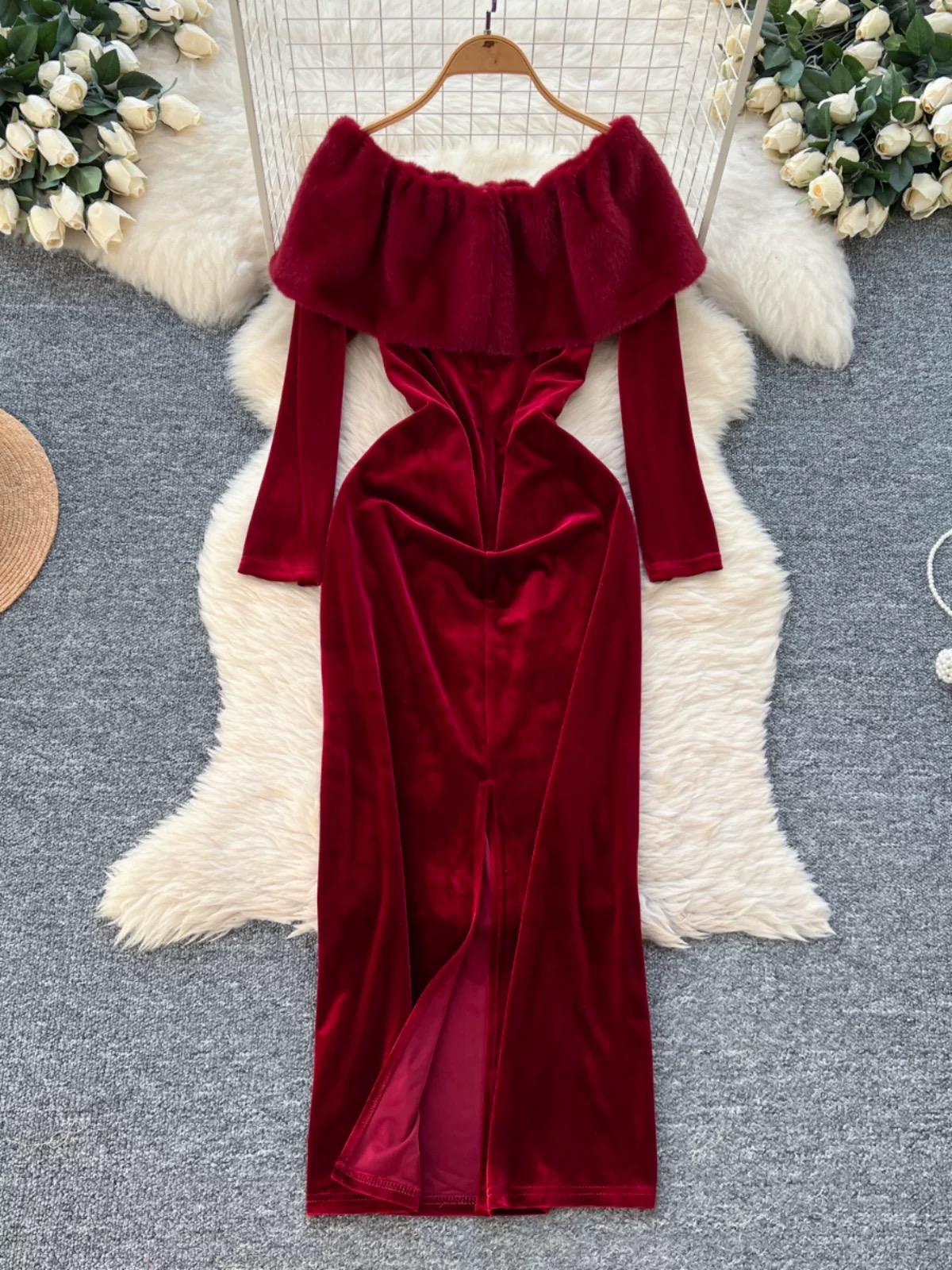 Bohemian dreams velvet dress FBC437 images